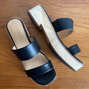 Nisolo Ellie All-Day Leather Clog Black Size 7.5